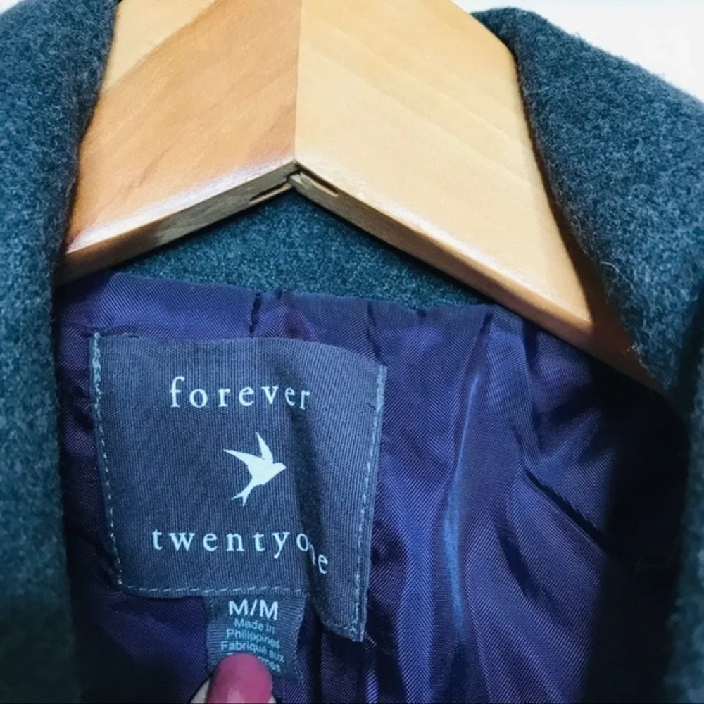 Forever 21 Charcoal Military Style Women’s Jacket